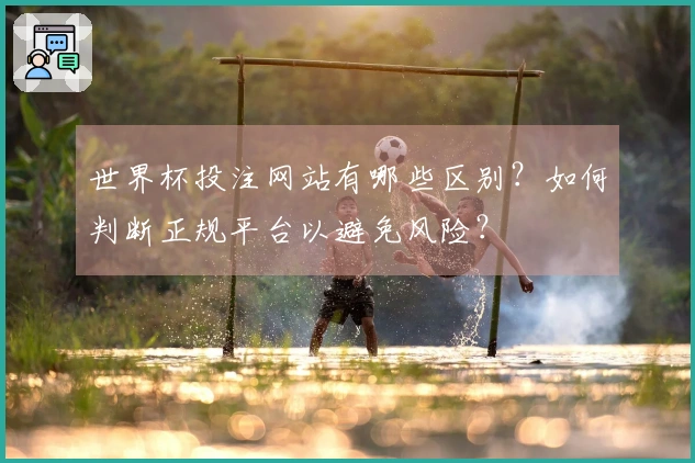 世界杯投注网站有哪些区别？如何判断正规平台以避免风险？